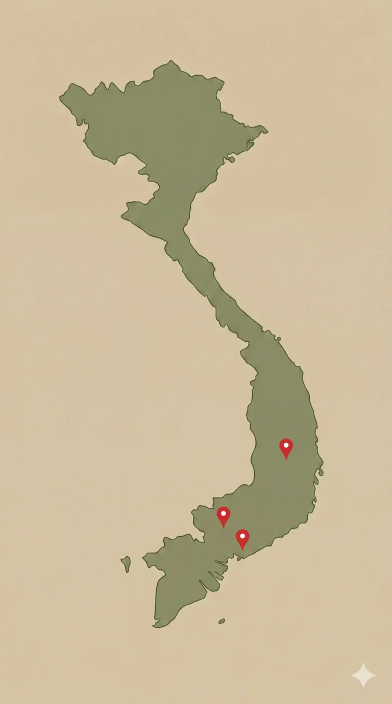 Karte Vietnam für Tracking